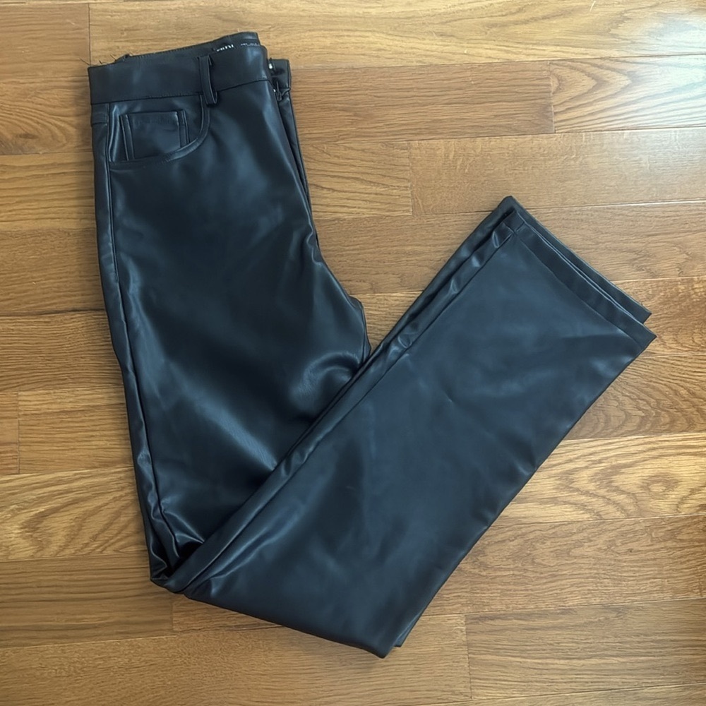 Zara faux leather pants